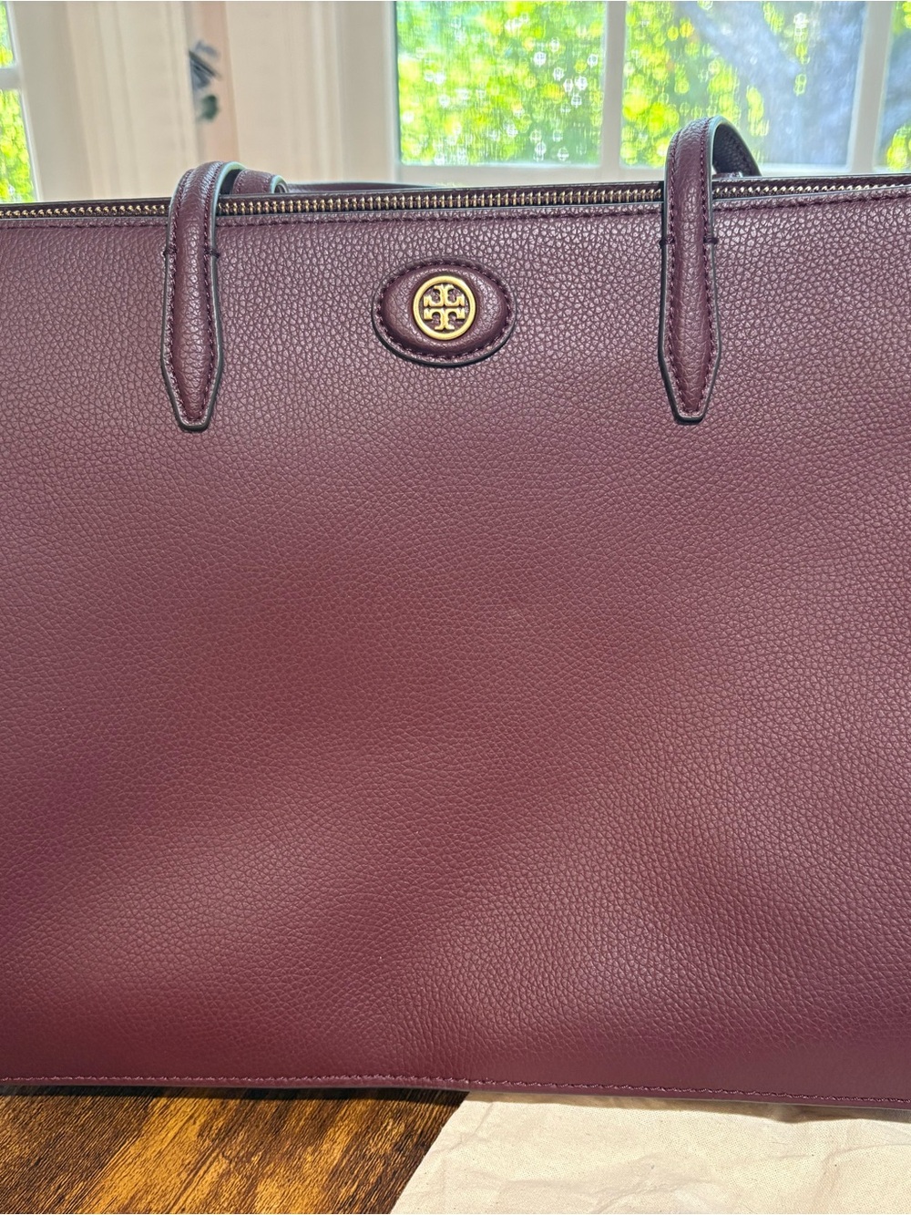 Tory Burch Robinson Pebbled Leather Tote
